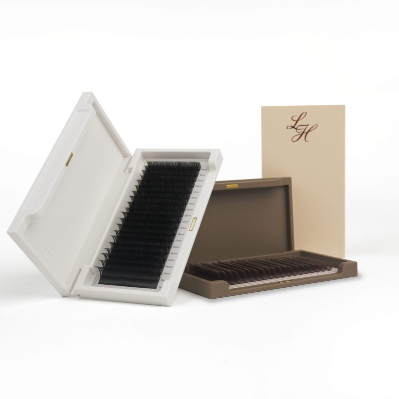 Black Everything Lashes .03mm C curl (20 Rows/Tray)